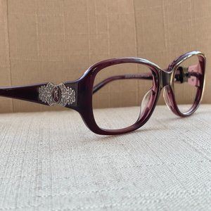 Jessica McClintock Women Eyeglasses RAISIE HORN 54[]16 130 Glasses